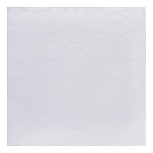 Safavieh Faux Rabbit Fur 800 6'-0&quot x 6'-0&quot Polyester Power Loomed Rug in Ivory