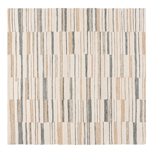Safavieh Fifth Avenue6'-0&quot x 6'-0&quotWool and Cotton Hand Tufted Rug in Ivory/Beige