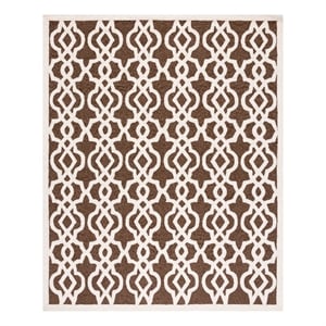 Safavieh Four Seasons 8'-0&quot x 10'-0&quot Hand Tufted Rug in Mocha / Ivory