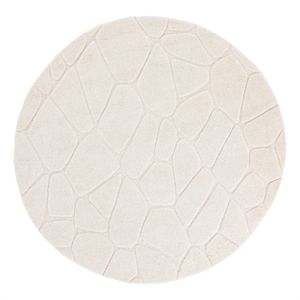 Safavieh Fifth Avenue 6'-0&quot x 6'-0&quot Wool Hand Tufted Rug in Ivory