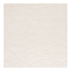 Safavieh Fifth Avenue 6'-0&quot x 6'-0&quot Wool Hand Tufted Rug in Ivory