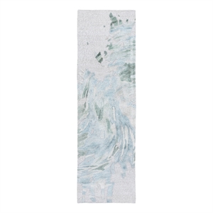 Safavieh Fifth Avenue 2'-3&quot x 8'-0&quot Wool Hand Tufted Rug in Gray/Light Blue