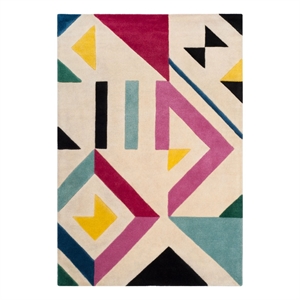 Safavieh Fifth Avenue 4'-0&quot x 6'-0&quot Wool Hand Tufted Rug in Ivory / Multi-Color