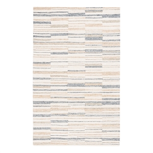 Safavieh Fifth Avenue4'-0&quot x 6'-0&quotWool and Cotton Hand Tufted Rug in Ivory/Beige