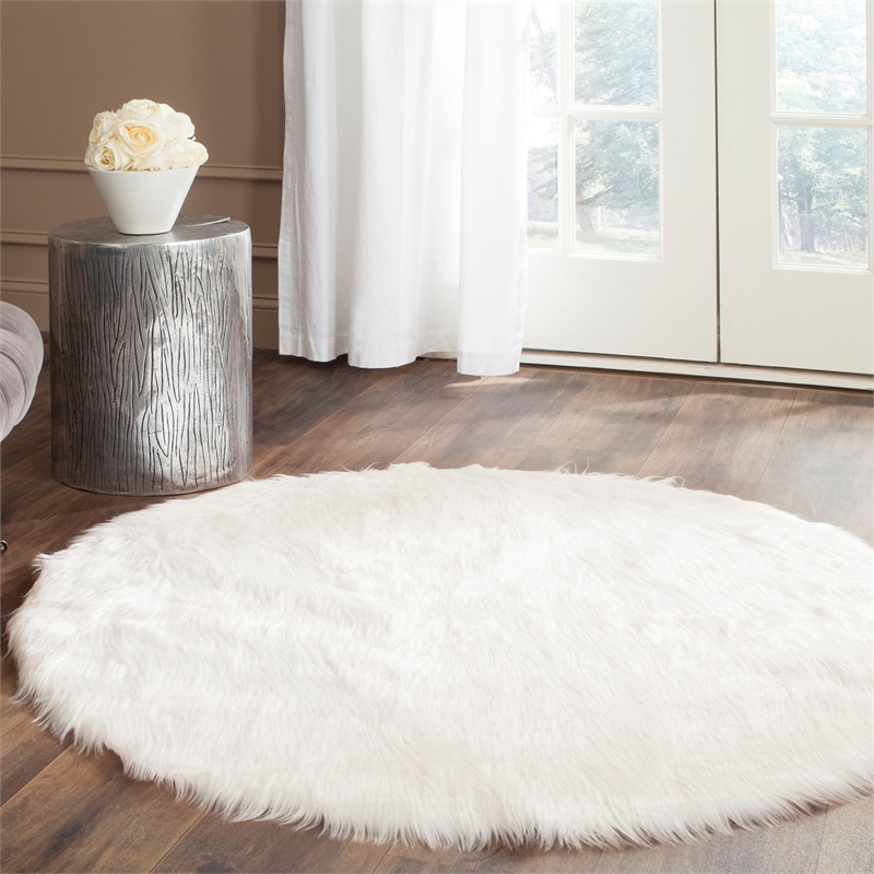 Safavieh Faux Sheep Skin 3'-0