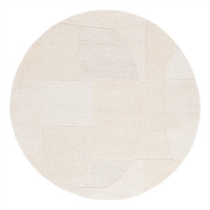 Safavieh Fifth Avenue 6'-0&quot x 6'-0&quot Wool Hand Tufted Rug in Ivory