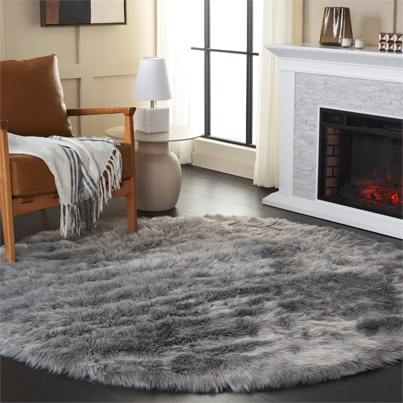 Safavieh Faux Sheep Skin 3'-0