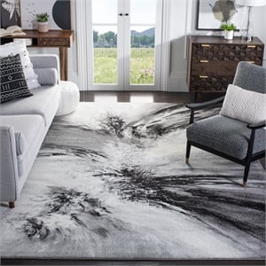Safavieh Glacier 10'-6&quot x 14'-0&quot Power Loomed Rug in Gray / Multi-Color