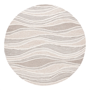Safavieh Fifth Avenue6'-0&quotx6'-0&quotWool and Cotton Hand Tufted Rug in Natural/Ivory