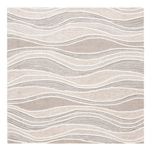 Safavieh Fifth Avenue6'-0&quotx6'-0&quotWool and Cotton Hand Tufted Rug in Natural/Ivory
