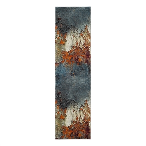 Safavieh Glacier 2'-3&quot x 6'-0&quot Power Loomed Rug in Blue / Multi-Color