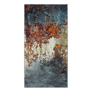 Safavieh Glacier 2'-7&quot x 5'-0&quot Power Loomed Rug in Blue / Multi-Color