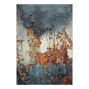 Safavieh Glacier 4'-0&quot x 6'-0&quot Power Loomed Rug in Blue / Multi-Color