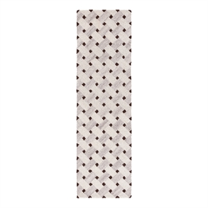 Safavieh Genre 2'-3&quot x 8'-0&quot Wool and Cotton Hand Tufted Rug in Ivory / Brown
