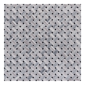 Safavieh Genre 6'-0&quot x 6'-0&quot Wool and Cotton Hand Tufted Rug in Gray / Brown