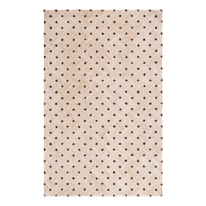 Safavieh Genre 5'-0&quot x 8'-0&quotWool and Cotton Hand Tufted Rug in Light Brown/Ivory