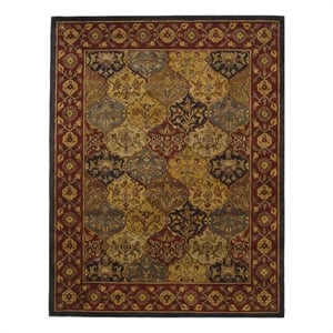 Safavieh Heritage 8'-3&quot x 11'-0&quot Wool Hand Tufted Rug in Multi-Color / Navy