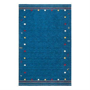 Safavieh Himalaya 3'-0&quot x 5'-0&quot Wool Hand Loomed Rug in Blue