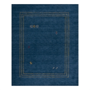 Safavieh Himalaya 8'-0&quot x 10'-0&quot Wool Hand Loomed Rug in Blue / Multi-Color