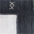 Safavieh Himalaya 4' X 6' Wool Hand Loomed Rug in Charcoal