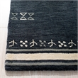 Safavieh Himalaya 4' X 6' Wool Hand Loomed Rug in Charcoal