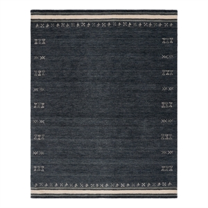 Safavieh Himalaya 8'-0&quot x 10'-0&quot Wool Hand Loomed Rug in Charcoal