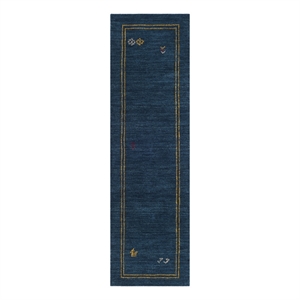 Safavieh Himalaya 2'-3&quot x 8'-0&quot Wool Hand Loomed Rug in Blue / Multi-Color