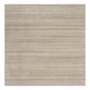 Safavieh Himalaya 6'-0&quot x 6'-0&quot Wool and Cotton Hand Loomed Rug in Stone