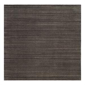 Safavieh Himalaya 6'-0&quot x 6'-0&quot Wool and Cotton Hand Loomed Rug in Charcoal
