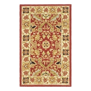 Safavieh Chelsea 2'-6&quot x 4'-0&quot Wool Hand Hooked Rug in Red / Ivory
