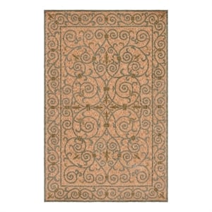 Safavieh Chelsea 3'-9&quot x 5'-9&quot Wool Hand Hooked Rug in Yellow / Green