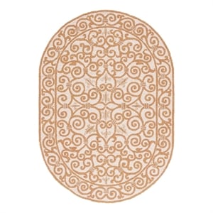 Safavieh Chelsea 7'-6&quot x 9'-6&quot Wool Hand Hooked Rug in Ivory / Gold