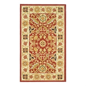 Safavieh Chelsea 2'-9&quot x 4'-9&quot Wool Hand Hooked Rug in Red / Ivory