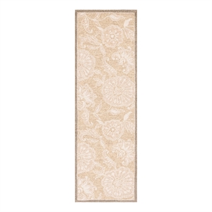 Safavieh Chelsea 2'-6&quot x 12'-0&quot Wool Hand Hooked Rug in Light Brown