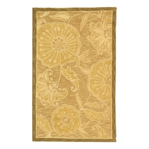 Safavieh Chelsea 2'-6&quot x 4'-0&quot Wool Hand Hooked Rug in Light Brown