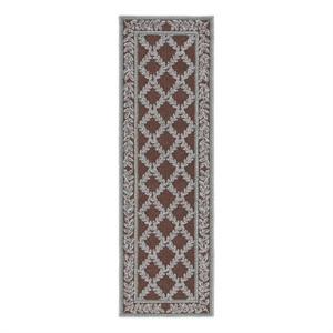 Safavieh Chelsea 2'-6&quot x 8'-0&quot Wool Hand Hooked Rug in Brown / Blue