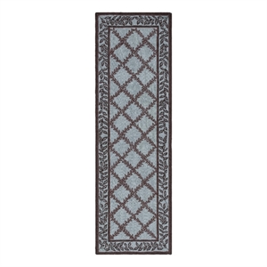 Safavieh Chelsea 2'-6&quot x 8'-0&quot Wool Hand Hooked Rug in Blue / Brown