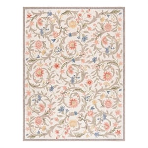Safavieh Chelsea 9'-0&quot x 12'-0&quot Wool Hand Hooked Rug in Ivory
