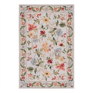 Safavieh Chelsea 1'-8&quot x 2'-6&quot Wool Hand Hooked Rug in Gray