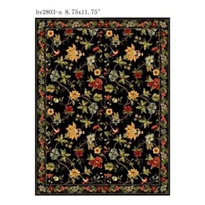Safavieh Chelsea 9'-0&quot x 12'-0&quot Wool Hand Hooked Rug in Black