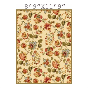 Safavieh Chelsea 9'-0&quot x 12'-0&quot Wool Hand Hooked Rug in Ivory