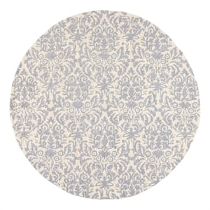Safavieh Chelsea 5'-6&quot x 5'-6&quot Wool Hand Hooked Rug in Beige / Gray
