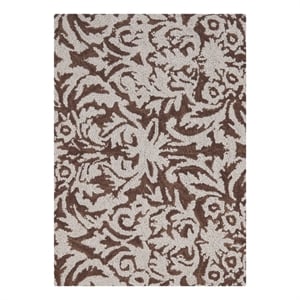 Safavieh Chelsea 1'-8&quot x 2'-6&quot Wool Hand Hooked Rug in Brown / Gray