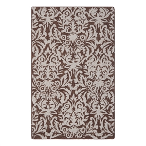 Safavieh Chelsea 2'-6&quot x 4'-0&quot Wool Hand Hooked Rug in Brown / Gray