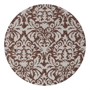 Safavieh Chelsea 3'-0&quot x 3'-0&quot Wool Hand Hooked Rug in Brown / Gray