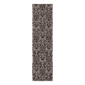 Safavieh Chelsea 2'-6&quot x 10'-0&quot Wool Hand Hooked Rug in Sage / Chocolate