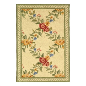 Safavieh Chelsea 2'-6&quot x 4'-0&quot Wool Hand Hooked Rug in Ivory