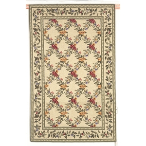 Safavieh Chelsea 8'-0&quot x 8'-0&quot Wool Hand Hooked Rug in Ivory