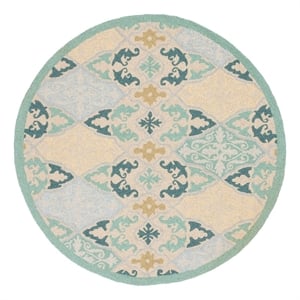 Safavieh Chelsea 3'-0&quot x 3'-0&quot Wool Hand Hooked Rug in Multi-Color