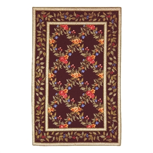 Safavieh Chelsea 8'-0&quot x 8'-0&quot Wool Hand Hooked Rug in Black